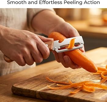 3in1 Peeler Knife Stainless Steel - Image 5